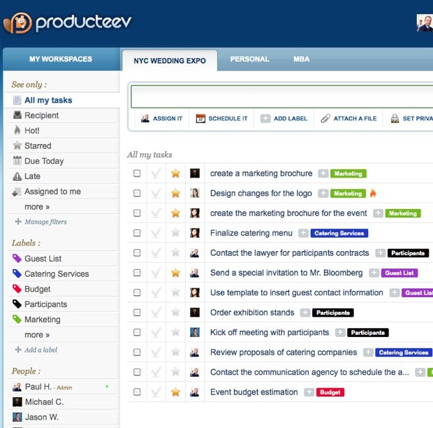 producteev screenshot