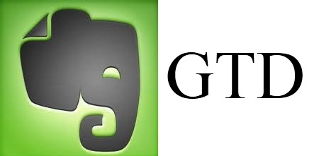 graphic for Getting Organized with Evernote – GTD Methodology