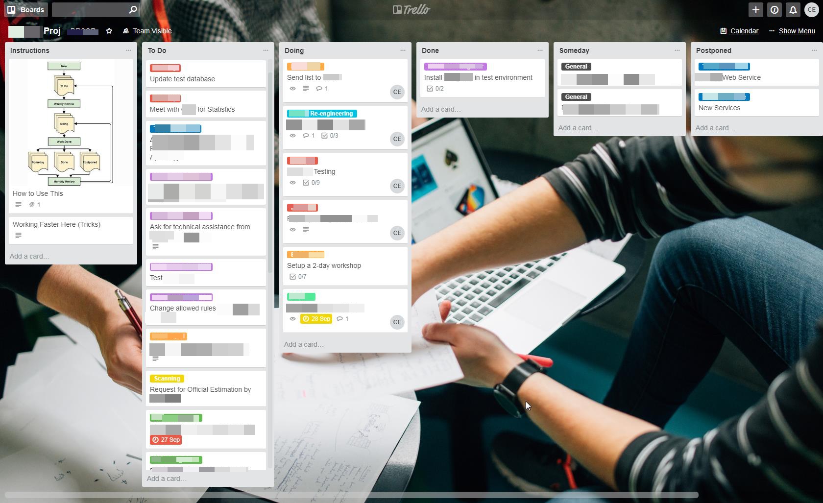 graphic for Trello Kanban like Board for Issues and Tasks Tracking