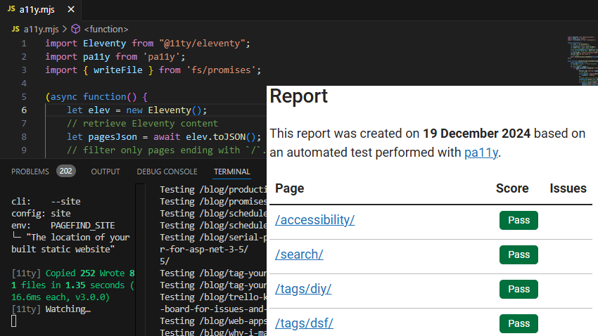 Graphic for Automating accessibility: Site-wide testing and reporting guide